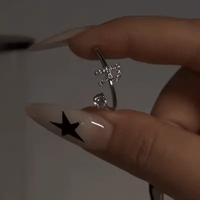 Anillo Inicial Zirconia Ajustable Personal Chic